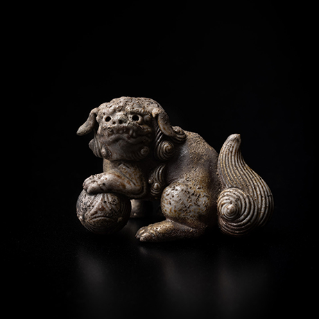 金重陶陽 備前小獅子帖鎮（じょうちん）