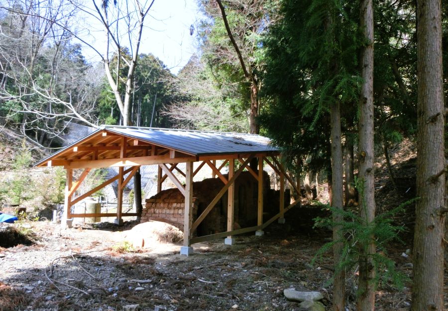 京都八瀬に保存されている石黒宗麿窯